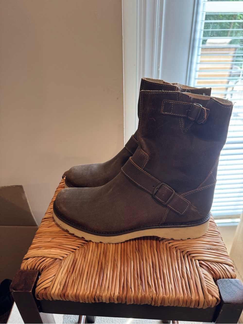 Aldo Brown Casual Moto Boot size 43